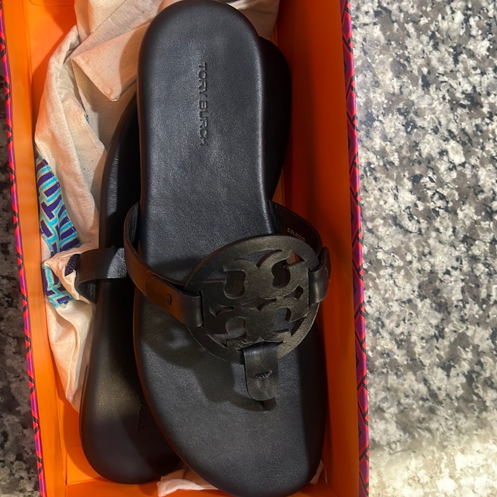 Tory Burch Miller Calf Leather sandal